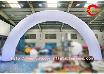 China Arco inflable promocional que enciende el arco inflable de la entrada con las puntadas cuádruples en venta