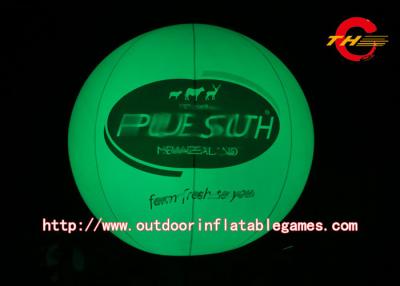 China Promotional Colorful Inflatable Led Balloon With Double - Line Sewed / Logo Printed for sale