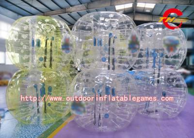 China Logo Printed Inflatable Bumper Ball / 1.5m Height Adult Inflatable Bumper Ball for sale