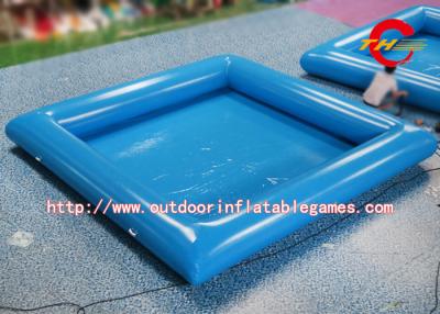 China Commercial Blue Inflatable Swimming Pool / Inflatable PVC Water Pool For Kids for sale