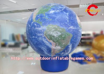 China PVC Printing Inflatable Advertising Balloons Ground Globe Balloon Commercial for sale