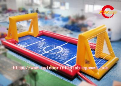 China 0.55 Mm PVC Big Inflatable Football Field / Air Sealed Inflatable Soap Soccer for sale