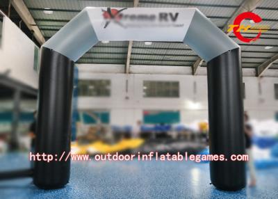 China Arco inflable modificado para requisitos particulares del tema del fútbol, arco inflable del arco iris del PVC para hacer publicidad en venta