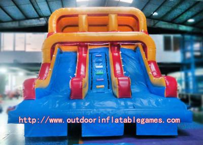 China Lightweight Garden Inflatable Commercial Water Slides Funny Game Digital Printing Logo for sale