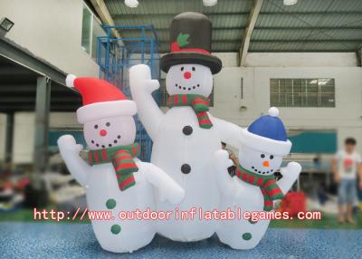 China Boneco de neve inflável do Natal da cópia de Digitas, grande boneco de neve inflável para a decoração do Natal à venda