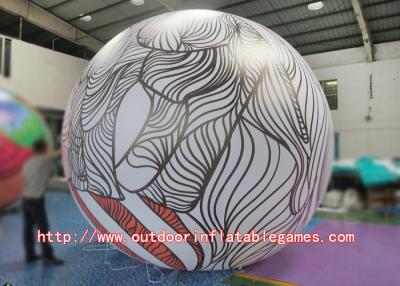 China Durable Water Proof Inflatable Advertising Balloons With Light / Round Balloon For Decoration for sale