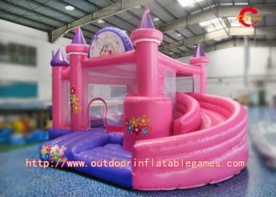 China Cute Inflatable Princess Jump Bed Bouncer House , Inflatable Trampoline For Kids for sale