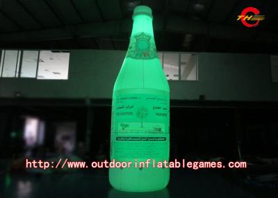 China LED Color Inflatable Model / Inflatable Bottle luminescence Advertisement Simulation Model for sale