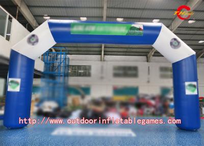 China Blue Commercial Inflatable Arch For Promotional Event With Detachable Printing for sale