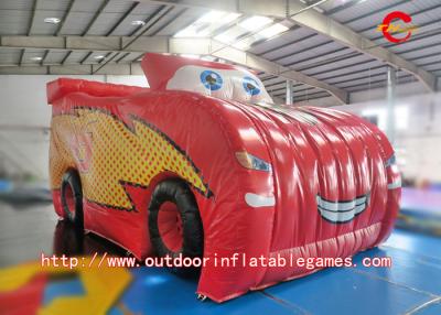 China Red Car Inflatable Bouncer Aliens Bouncing House With Oxford Material for sale