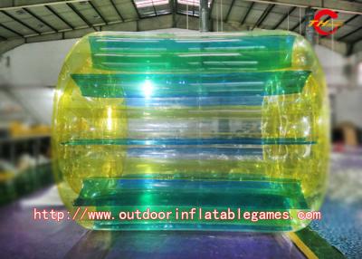 China Rodillo inflable del caminante del agua de los juegos inflables locos del agua del color de la lona del PVC en venta