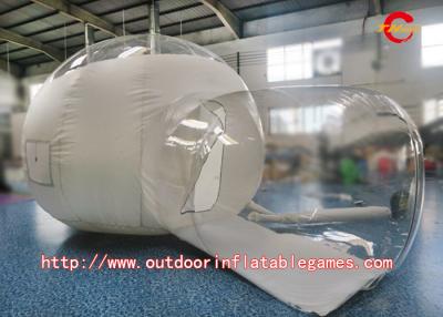 China Outdoor Camping PVC Inflatable Bubble Room Clear Tent With Blower for sale