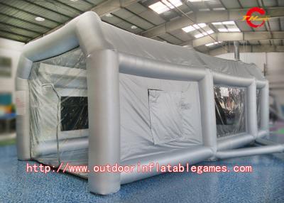 China Durable Inflatable Tent Spray Paint Booth Tent For Car Garage With Air Blowe for sale