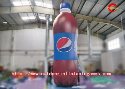 China PVC HD Inkjet  Advertising Inflatable Model / Inflatable Bottle With Customized Logo for sale