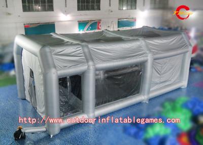 China Cabina de espray inflable portátil al aire libre con el material los 8x4x3m de Oxford/PVC en venta