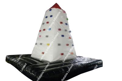 China 0.55mm Plato PVC tarpaulin Colored Inflatable Rock Climbing Customized Highly for sale