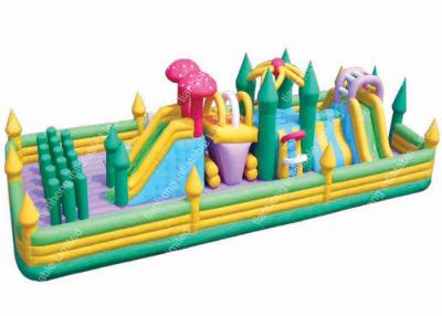 China Adult Entertainment Inflatable Obstacle Course Jumping Bed Sports Equipment for sale