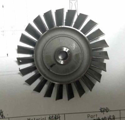 China Turbo Jet Engine Parts G180 Jet Engine Parts 70mm Turbine Wheel Superalloy Machinery Parts for sale