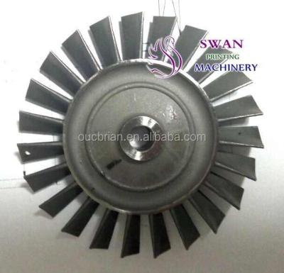 China Turbo jet engine parts 70mm superalloy parts turbine wheel turbo casting jet engine for sale