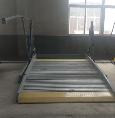 China 2 Ton Tilting Two Post Car Parking Lift For Low Ceiling Site 2 for sale