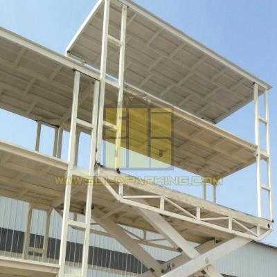 China Hydraulic Scissor Type Car Lift Can Park Two Car Underground Car Park Lift Customizable for sale