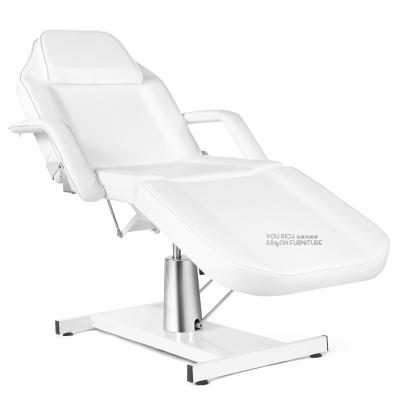 China Traditional facial salon beauty bed chair factory direct sale; white hydro spa bed for salon beauty; beauty chair salon furniture for sale