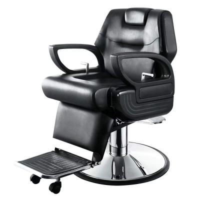 China EUROPEAN wholesale large pump reclining men's haircut chair; Factory direct sale modern hairdressing furnitureair; Barbershop barber chair for sale