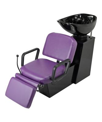 China Modern comfortable hair whshing chairs for hairdressers; Shampoo chair products for sale; Wholesale spa and salon euqiment for sale