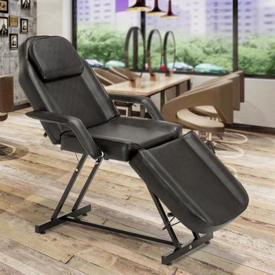 China Modern black message bed with facial equiment factory beauty salon stool chair sale for sale