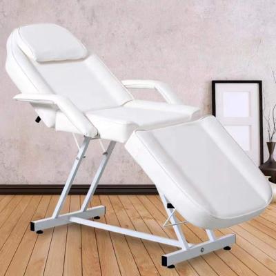 China Modern Beauty Salon Chair Message Full Body Facial Chair Message Bed With Salon Stool for sale