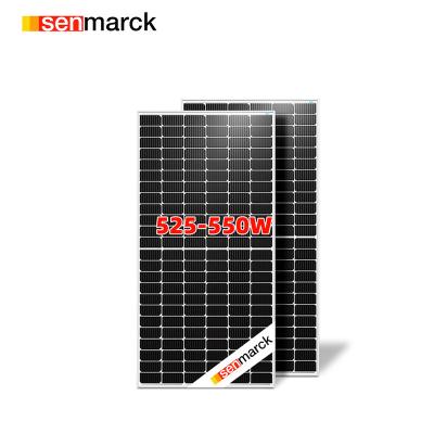 China China Manufacturer Senmarck Solar 144 Half Cells 182mm Solar Cells 535W 540W 545W 550W Monocrystalline Monocrystalline Solar Panel Silicon for sale