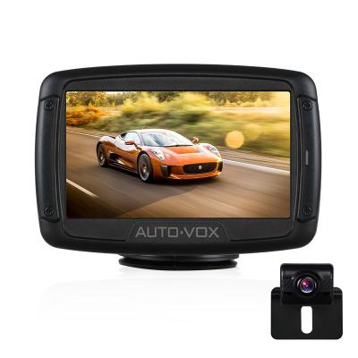 China Car Wireless Backup Camera Auto Reversing Rear View Mirror Monitor For Car 4.3 Inch LCD Screen for sale