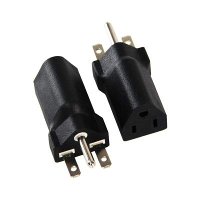 China Commercial 6-15P to 5-15R Plug Adapter Electrical Converter Air Conditioner Plug Converter Power Adapter 3 Months F-0002 Standard Melting for sale