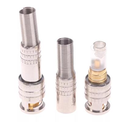 China audio & Video BNC Plugs Screw Solderless BNC Connector On Male BNC JR-B25 Audio And Video For Security CCTV Camera System C-0002 for sale