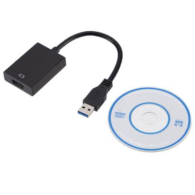 China Game Player USB 3.0 To Video Adapter Converter Cable Compatible High Speed ​​5 Gbps Audio For Windows 7/8/10 PC for sale