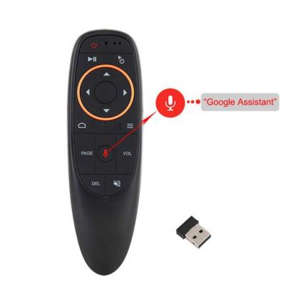 China Single Use 2.4G RF Smart Voice G10 Air Mouse Remote Control Wireless Gyroscope For X96 Mini H96 Max A95X F-3 Android TV Box for sale