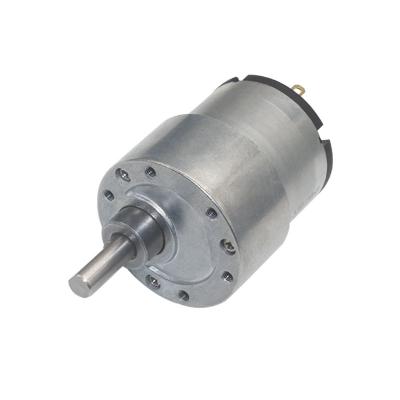 China JGB37-520 Drip Proof Electric Micro Motor 24V 12 Volt 6V 37mm. 48 Volt DC Geared Motor for sale