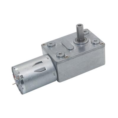 China Totally Enclosed Low Speed ​​370 Torque Micro DC Worm Gear Customized Motor 6mm 12v 24v 3rpm 10rpm 50rpm 100rpm 300rpm High With Long Service Life for sale