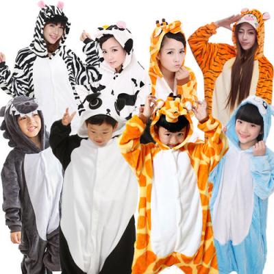 China Hot Sale Thermal Flannel Kids Onesie Animal Pajamas for sale