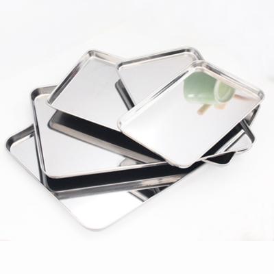 China Stocked 3003 Stainless Steel Pan 1060 Tray Metal Aluminum Mesh Punch Tray Baking Dish For Food Field for sale