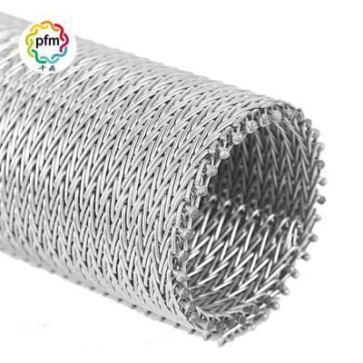 China Cipher Wire Mesh Conveyor Belt Heat Resistant Customized Herringbone Chain Link Compound Trim Conveyor Belt For Food And Small Thing for sale