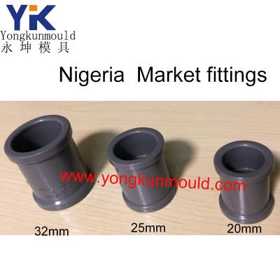 China PVC Steel Plastic Pipe Plug Molding Nigeria Market Fit Mold for sale