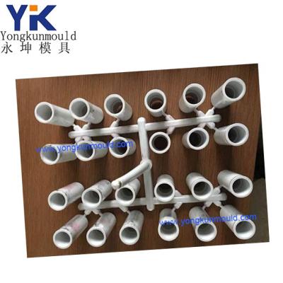 China Steel PVC 24 Cavities Coupling Adapter Pipe Fitting Mold Casting for sale