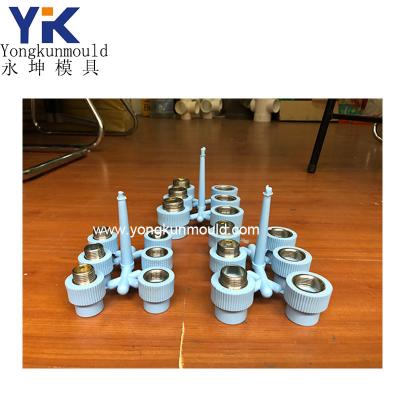 China Ppr steel pprc socket pipe fitting brass male female thread mold for sale