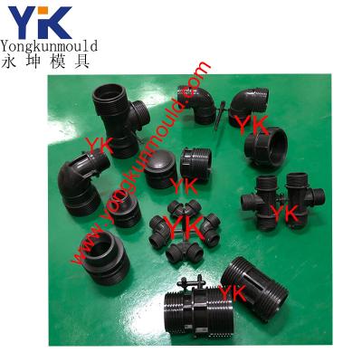 China Steel Plastic Tee Fitting PP Compression Fitting Mold for sale