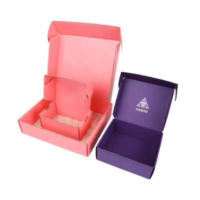 China Environmentally Friendly CAD Cajas Personalizadas Corrugated Postage Box Corrugated Paper Box for sale