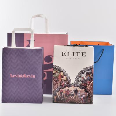 China Various Customization New Arrival Custom Paper Bags With Your Own Logo Handles for sale