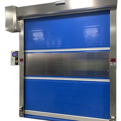 China Windproof Industrial Electric High Speed ​​Roll Up Door High Speed ​​Automatic PVC Plastic High Speed ​​Doors for sale