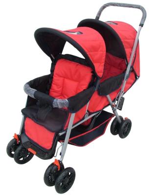 China Fiber Walkers Double Carriers Baby Stroller Twins Cover Hot for sale