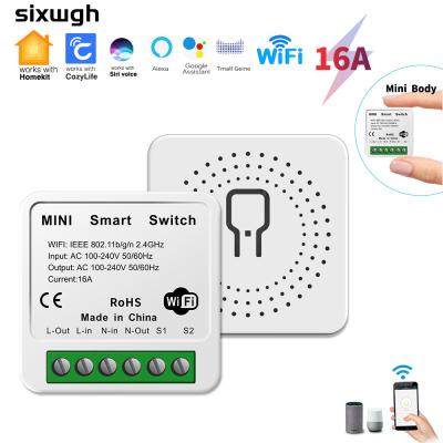 China DIY Homekit Smart Switch MINI Smart Home Modifier Tuya Zigbee Relay Module support remote and voice control easy install for sale